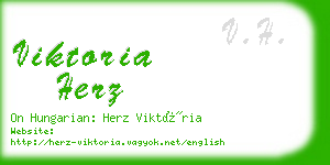 viktoria herz business card